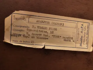 Muebles antiguos de caoba