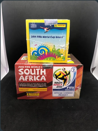 Cajas Panini Sudáfrica 2010 y Brasil 2014 Selladas