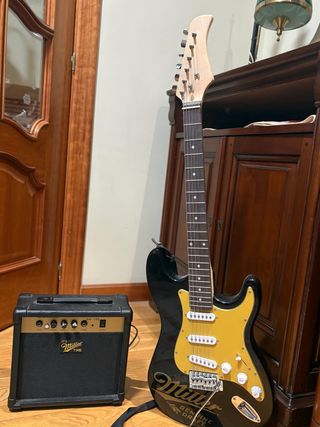 Guitarra Eléctrica Miller Funcional Negra