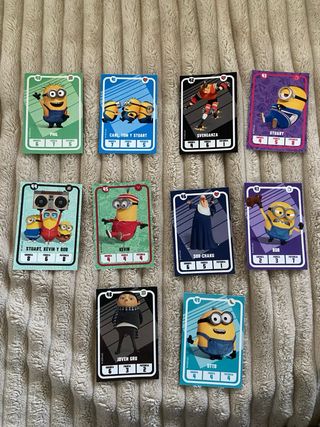 Colección cartas Minions casi completa