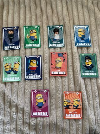 Colección cartas Minions casi completa