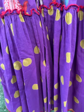Traje de flamenca Pol Nuñez morado