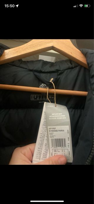 Chaqueta Adidas Negra Talla M