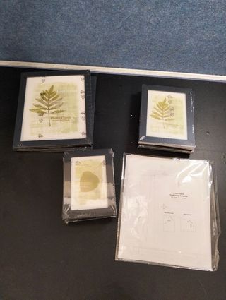 SONGMICS Marcos Fotos 10 Piezas Negro