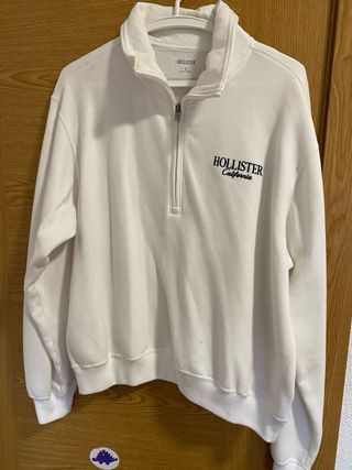 Sudadera Hollister Blanca