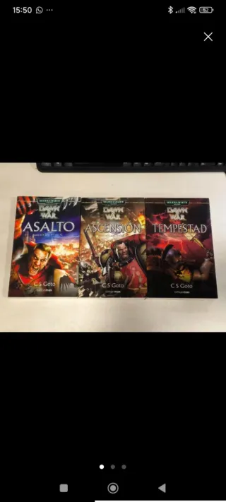 Trilogía novelas Dawn of War Warhammer RESERVADO