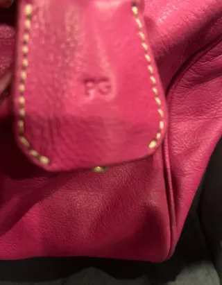 Bolso PG rosa fucsia con candado