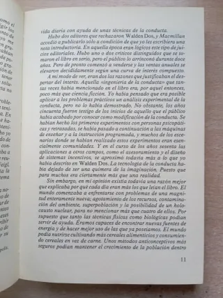 Walden Dos. B. F. Skinner.