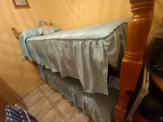 Edredón Rei Marti Teal Poliéster cama dé 90
