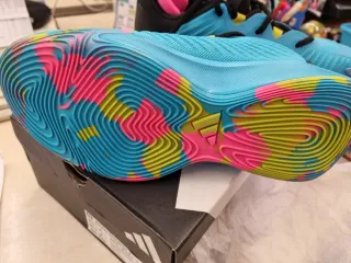 Zapatillas Adidas Azul y Rosa