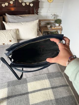 Bolso de hombro azul