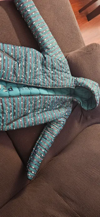 Abrigo verde REVERSIBLE!!!!