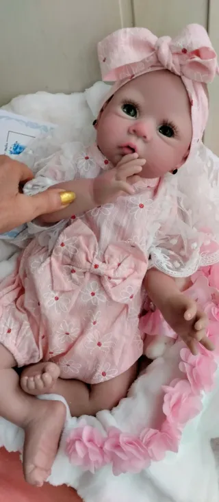 Bebé Reborn Silicona Completa 51cm