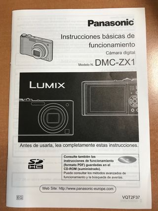 Cámara Panasonic Lumix DMC-ZX Azul