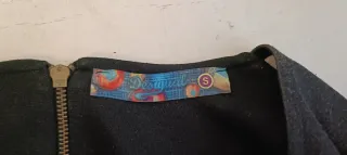 Vestido Desigual Talla S Negro Multicolor