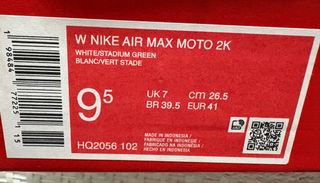 Nike Air Max Moto 2K Talla 41 Mujer