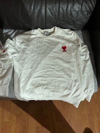 Sudadera Ami Paris Blanca