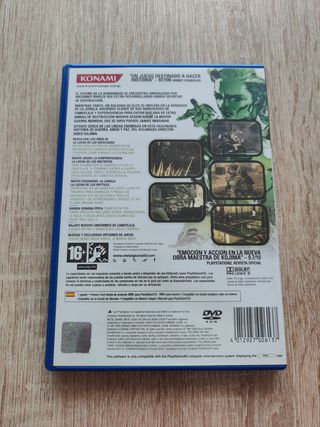Metal Gear Solid 3 PS2