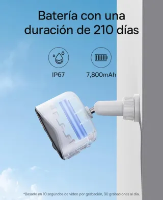 Baseus Cámara Vigilancia WiFi Exterior