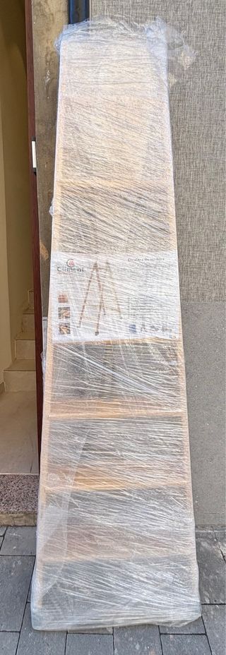 Escalera de tijera de madera