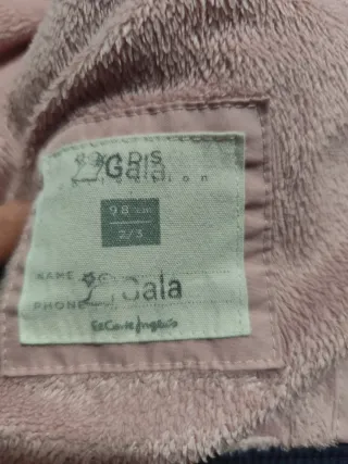 Abrigo niña talla 2-3 años