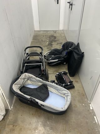 Carrito bebé con capazo y huevo (maxicosi)