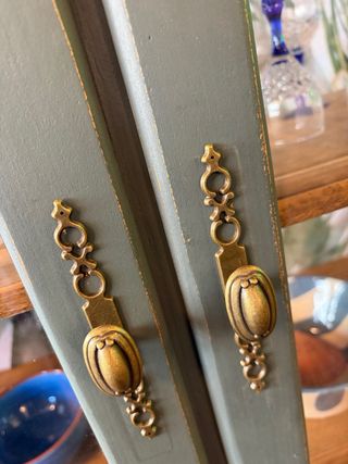 Vitrina Vintage Madera y Cristal