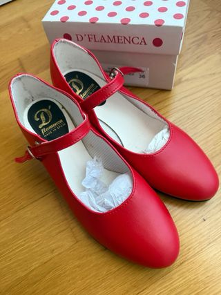 Zapatos Flamenca Niña Talla 36