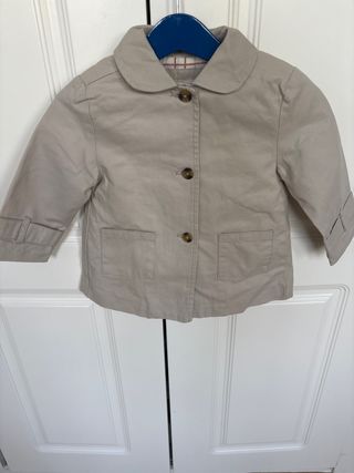 Gabardina Algodón Niña Talla 12/18 Meses Gocco