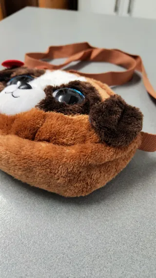 Bolso niña TY peluche perro