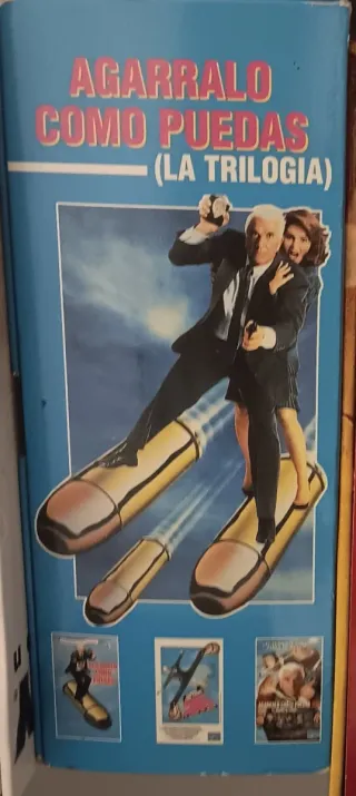 Lote VHS trilogias Rocky, Indiana Jones, Aterriza