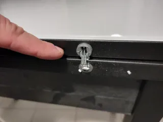 Mesa de cocina extensible cristal y madera