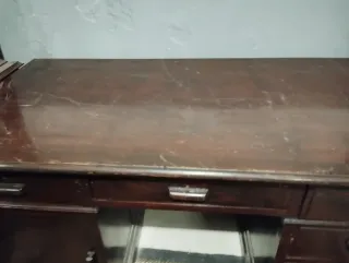 Escritorio antiguo madera maciza