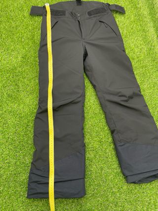 Pantalones de esquí negros con tirantes