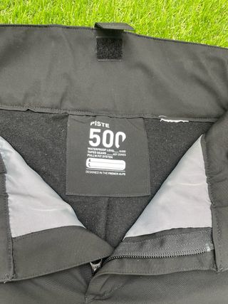 Pantalones de esquí negros con tirantes