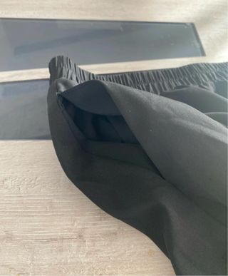 Conjunto Shein negro top y shorts talla M.