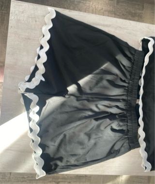 Conjunto Shein negro top y shorts talla M.