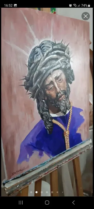 Cuadro Óleo Jesús del Gran Poder Sevilla