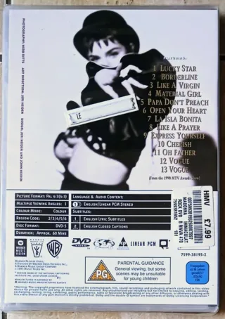 Madonna DVD The Immaculate Collection