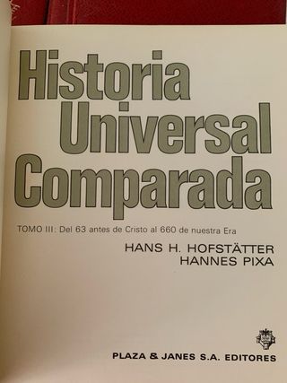 Historia Universal Comparada