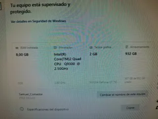 Ordenador de sobremesa Reproductor DVD Negro