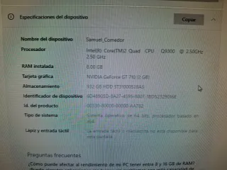 Ordenador de sobremesa Reproductor DVD Negro