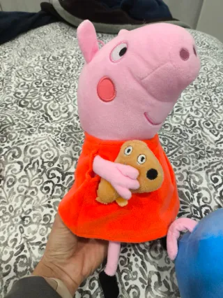 Peluche Peppa Pig y George