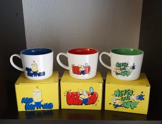 Colección de 3 Tazas de los Minions Nuevas!