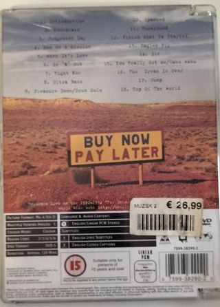 DVD Van Halen Live: Right here, right now