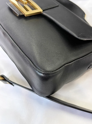 Borsa Fendi Baguette Nero Dorato