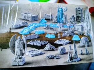 Miniaturas D&D Warhammer: Rey Enano y aventureros