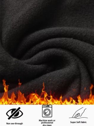 Leggings Térmicos Forro Polar Mujer Negro