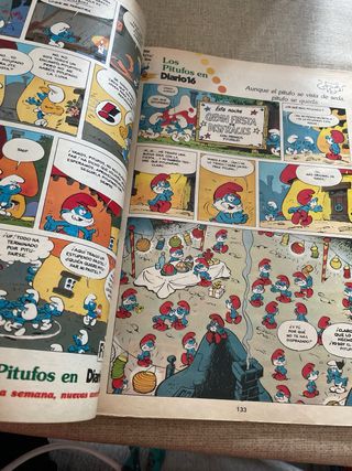 Los Pitufos en Diario 16