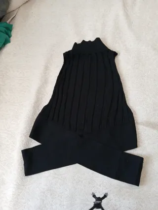 Top Zara Negro Talla S